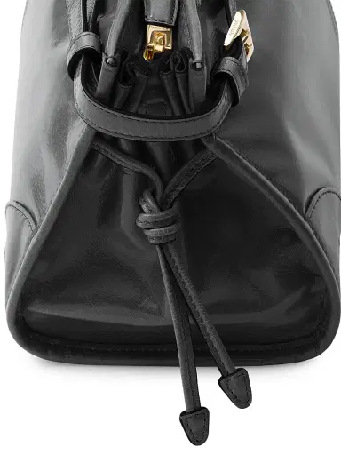 Prada Women's Bonnie Leather Top Handle Bag - Black | Thumbnail 7 Prada Women's Bonnie Leather Top Handle Bag - Black | Thumbnail 7