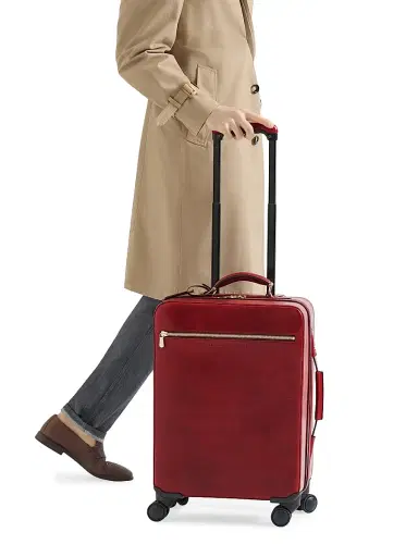 Brunello Cucinelli Burnished Calfskin Suitcase - Terracotta | Thumbnail 2 Brunello Cucinelli Burnished Calfskin Suitcase - Terracotta | Thumbnail 2