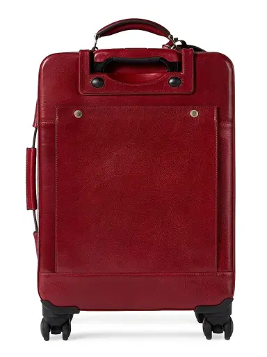 Brunello Cucinelli Burnished Calfskin Suitcase - Terracotta | Thumbnail 3 Brunello Cucinelli Burnished Calfskin Suitcase - Terracotta | Thumbnail 3