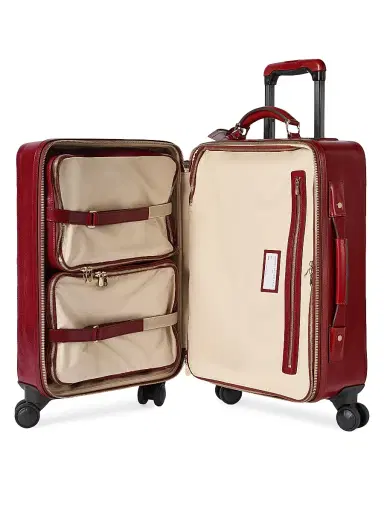 Brunello Cucinelli Burnished Calfskin Suitcase - Terracotta | Thumbnail 5 Brunello Cucinelli Burnished Calfskin Suitcase - Terracotta | Thumbnail 5