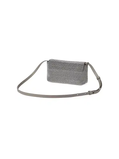 Brunello Cucinelli Women's Precious Flap Crossbody Bag in Grained Leather | Thumbnail 3
