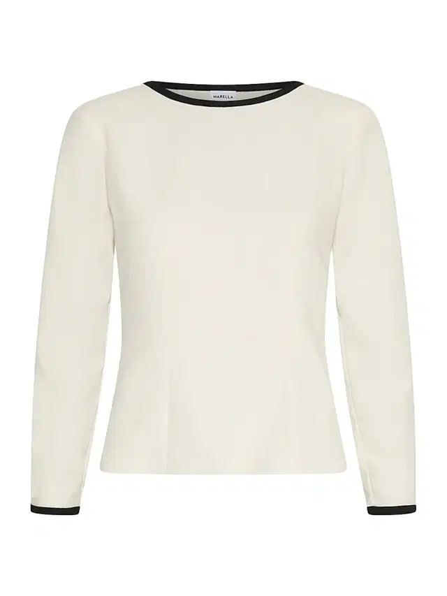 Marella Women's Envers Satin Blouse - Wool White