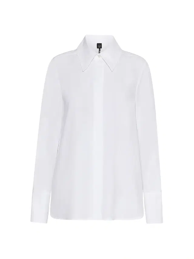 Women's Cotton Poplin Shirt - Optical White