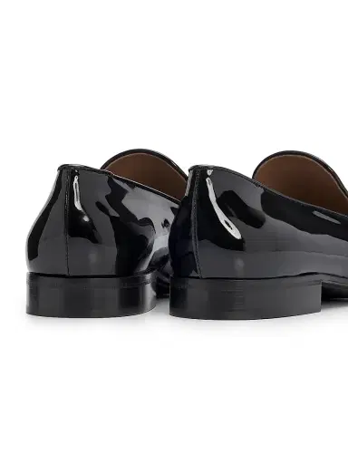 Gianvito Rossi Men's Jean Vernice Patent Leather Loafers - Black - Size 10 | Thumbnail 3