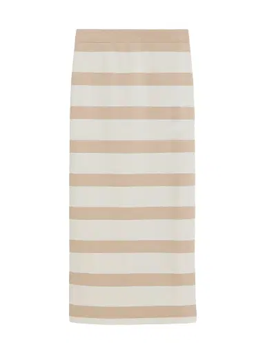 MM Max Mara Women's Viscose Blend Knit Pencil Skirt - Ivory - Size XL | Thumbnail 1 MM Max Mara Women's Viscose Blend Knit Pencil Skirt - Ivory - Size XL | Thumbnail 1