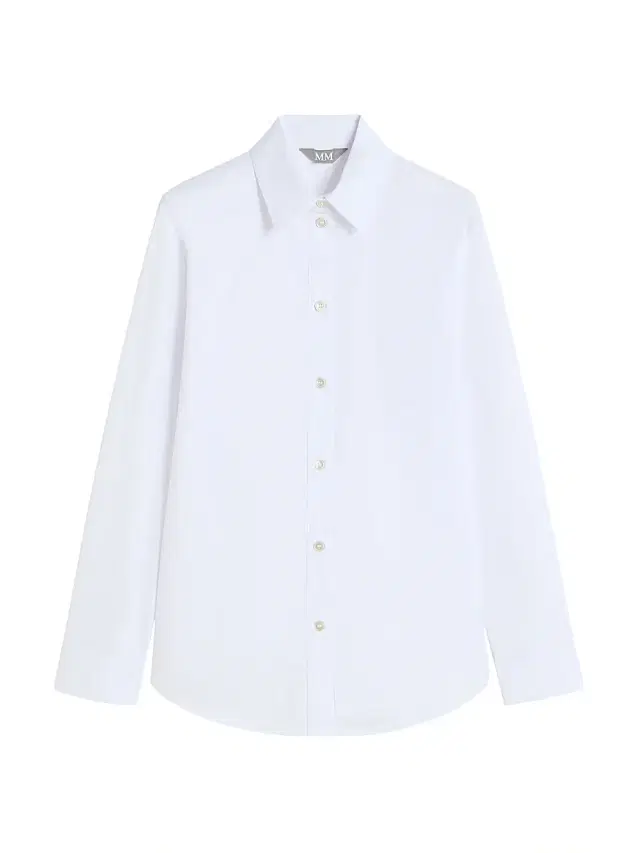 MM Max Mara Women's Cotton Satin Shirt - Optical White