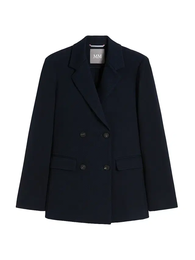 MM Max Mara Women's Piqué Jersey Blazer - Ultramarine