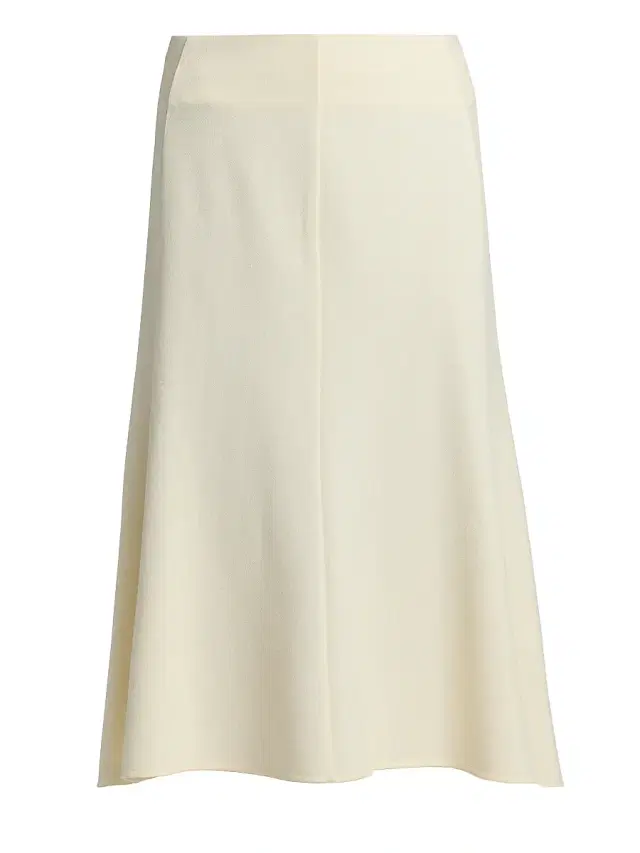 Jil Sander Women's Crepe Textured Midi-Skirt - Chalk