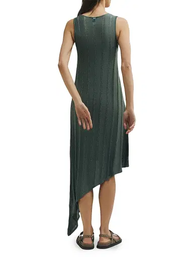 Marella Women's Open Knit Asymmetrical Dress | Thumbnail 3 Marella Women's Open Knit Asymmetrical Dress | Thumbnail 3