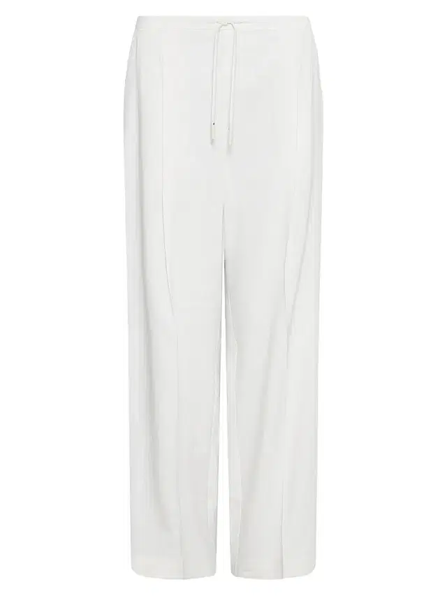 Marella Women's Linen Blend Drawstring Trousers - Wool White