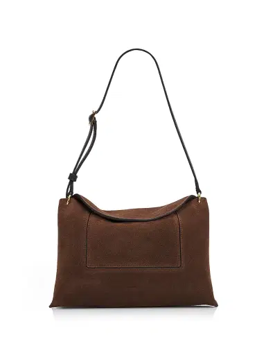 Wandler Women's Penelope Slouch Suede Shoulder Bag - Palissander Suede | Thumbnail 1