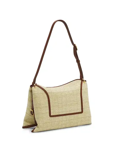Wandler Women's Penelope Raffia Shoulder Bag - Beige Raffia | Thumbnail 3