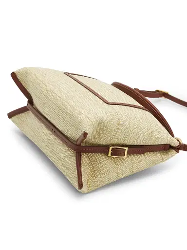 Wandler Women's Penelope Raffia Shoulder Bag - Beige Raffia | Thumbnail 5