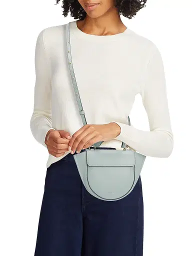 Wandler Women's Hortensia Leather Crossbody Bag - Ice | Thumbnail 2