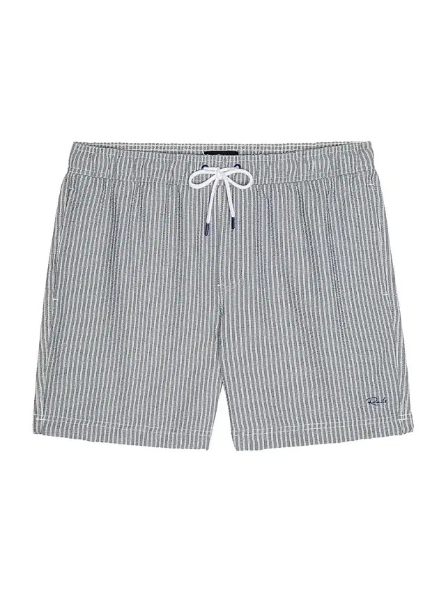 Rails Men's La Brea Deck-Striped Swim Shorts - Navy Deck Stripe