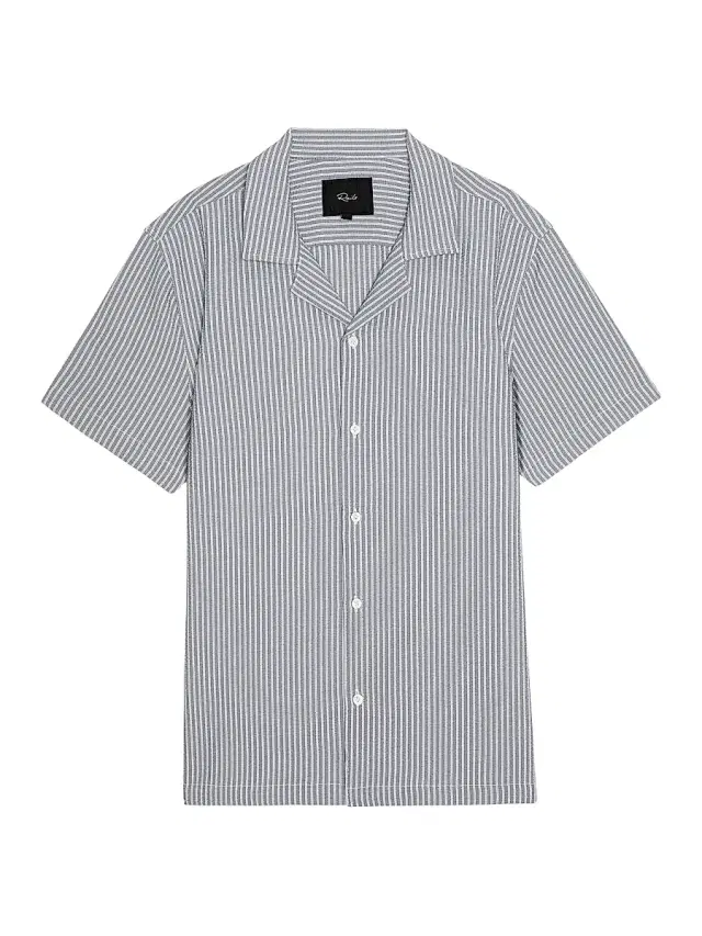 Rails Men's Amalfi Deck-Striped Seersucker Shirt - Navy Deck Stripe