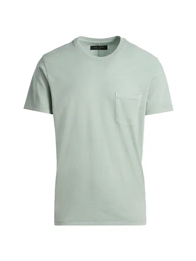 rag & bone Men's Crewneck Cotton T-Shirt - Blue Grey