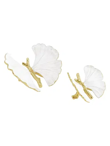 Michael Aram Butterfly Ginkgo Gold 2-Piece Decorative Objects Set | Thumbnail 3