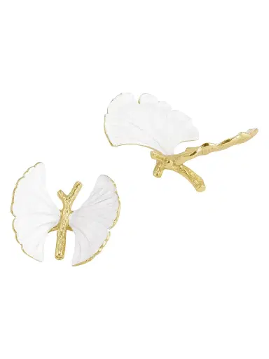 Michael Aram Butterfly Ginkgo Gold 2-Piece Decorative Objects Set | Thumbnail 4