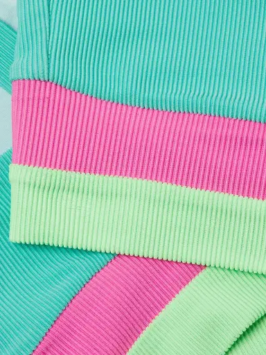 BEACH RIOT Women's Mackenzie Colorblocked Bikini Top - Strawberry Ice Colorblock - Size Large | Thumbnail 6 BEACH RIOT Women's Mackenzie Colorblocked Bikini Top - Strawberry Ice Colorblock - Size Large | Thumbnail 6