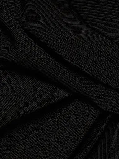 Co Women's Pleated Twill Slipdress - Black | Thumbnail 7
