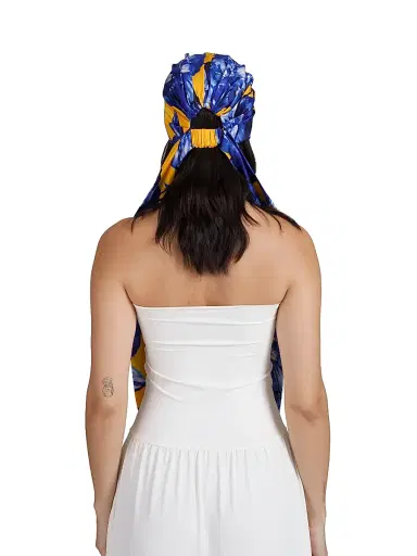 Eugenia Kim Women's Gigi Floral Satin Head Scarf | Thumbnail 5 Eugenia Kim Women's Gigi Floral Satin Head Scarf | Thumbnail 5