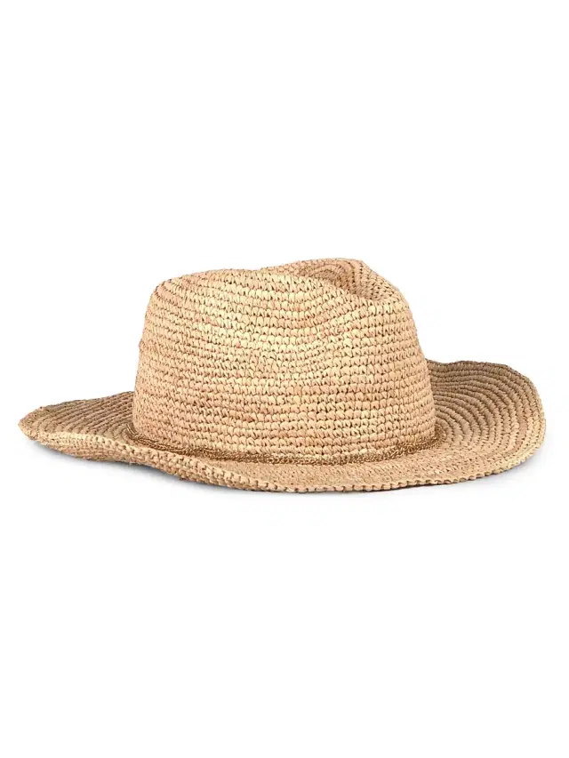 Eugenia Kim Women's Winona Raffia Cowboy Hat - Camel