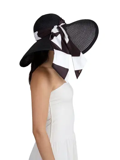 Eugenia Kim Women's Sydney Scarf Asymmetric Sun Hat | Thumbnail 4 Eugenia Kim Women's Sydney Scarf Asymmetric Sun Hat | Thumbnail 4