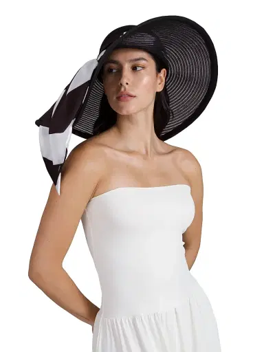 Eugenia Kim Women's Sydney Scarf Asymmetric Sun Hat | Thumbnail 6 Eugenia Kim Women's Sydney Scarf Asymmetric Sun Hat | Thumbnail 6