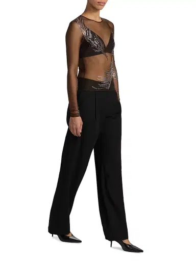 16Arlington Women's Darwin Embellished Mesh Top | Thumbnail 2 16Arlington Women's Darwin Embellished Mesh Top | Thumbnail 2