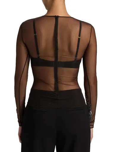 16Arlington Women's Darwin Embellished Mesh Top | Thumbnail 5 16Arlington Women's Darwin Embellished Mesh Top | Thumbnail 5