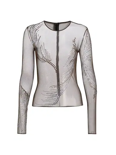16Arlington Women's Darwin Embellished Mesh Top | Thumbnail 1 16Arlington Women's Darwin Embellished Mesh Top | Thumbnail 1