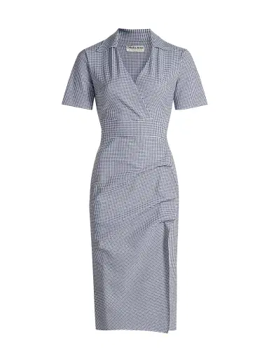 Chiara Boni La Petite Robe Women's Ittig Checked Knee-Length Dress | Thumbnail 1 Chiara Boni La Petite Robe Women's Ittig Checked Knee-Length Dress | Thumbnail 1