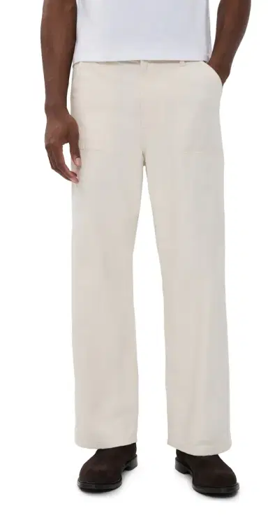 Jeanerica Genua Worker Chino Pants Chevron Ecru | Thumbnail 1 Jeanerica Genua Worker Chino Pants Chevron Ecru | Thumbnail 1