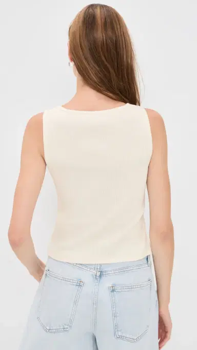 Madewell Ribbed Crewneck Shell Top | Thumbnail 3
