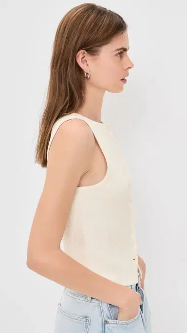 Madewell Ribbed Crewneck Shell Top | Thumbnail 4