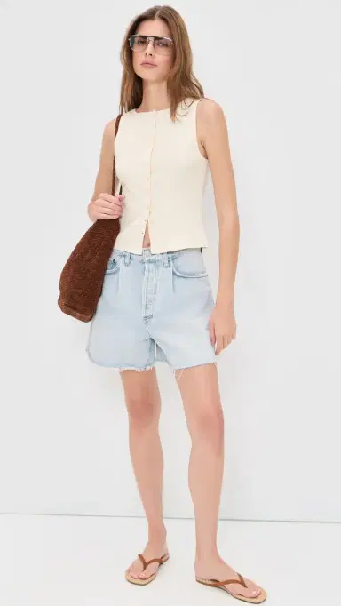 Madewell Ribbed Crewneck Shell Top | Thumbnail 5