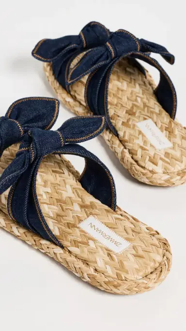 Zimmermann Carousel Slides Denim 36 | Thumbnail 4
