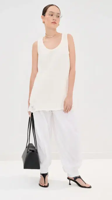 DARKPARK Ivy Tencel Denim Tank Top Washed White S | Thumbnail 5 DARKPARK Ivy Tencel Denim Tank Top Washed White S | Thumbnail 5