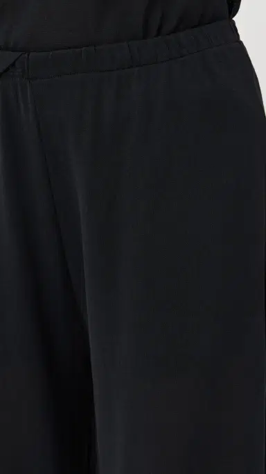 Bite Studios Cotton Crepe Trousers Black | Thumbnail 6