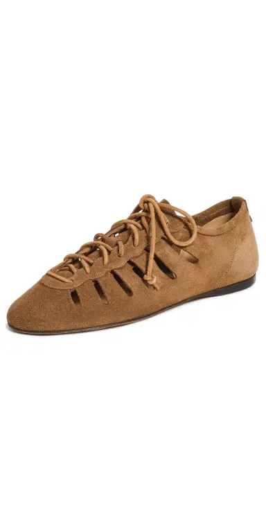 Isabel Marant Leyza Flats Cognac | Thumbnail 1 Isabel Marant Leyza Flats Cognac | Thumbnail 1