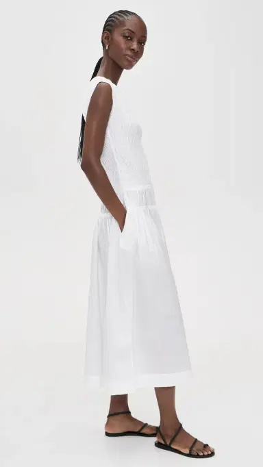 Merlette Meghna Dress White S | Thumbnail 4 Merlette Meghna Dress White S | Thumbnail 4