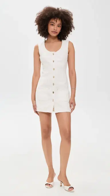 Frame The Patch Pocket Dress Au Natural Clean 6 | Thumbnail 5