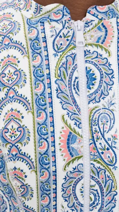 Hill House Home The Alexia Rash Guard Top Corsica Paisley Blue | Thumbnail 6 Hill House Home The Alexia Rash Guard Top Corsica Paisley Blue | Thumbnail 6