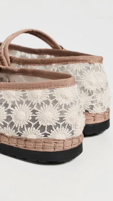 Flabelus Pierre Embroidered Flats Sunflower 36 | Thumbnail 4 Flabelus Pierre Embroidered Flats Sunflower 36 | Thumbnail 4