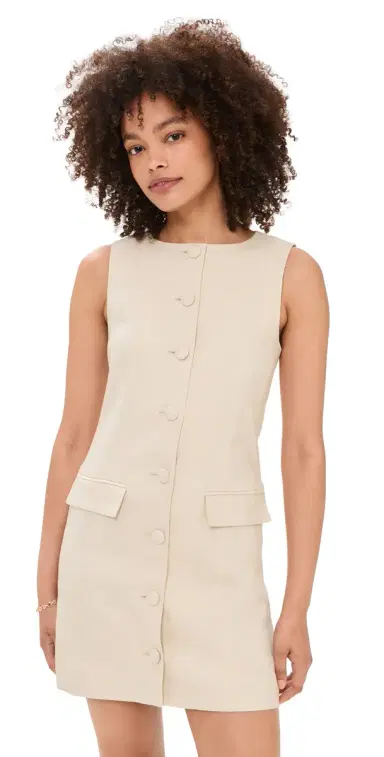 Favorite Daughter The Cece Linen Dress Light Khaki 2 | Thumbnail 1