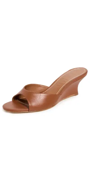 STAUD Brigitte Wedges Tabac | Thumbnail 1