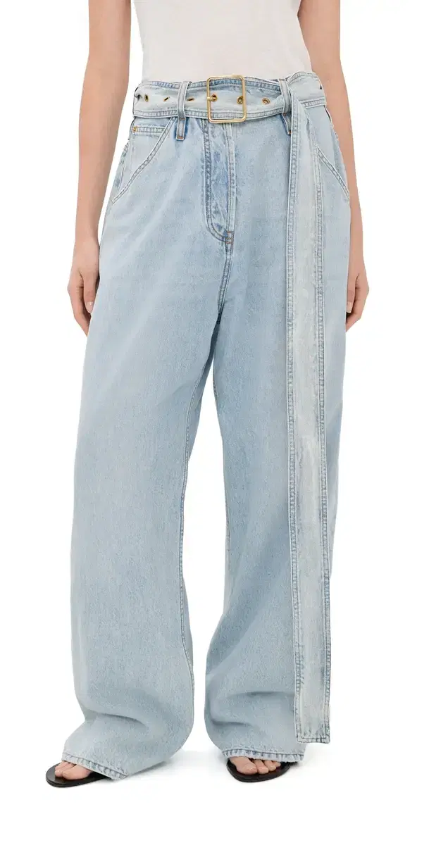 DARKPARK Dalila Relaxed Tencel Jeans Bleach Baby Blue