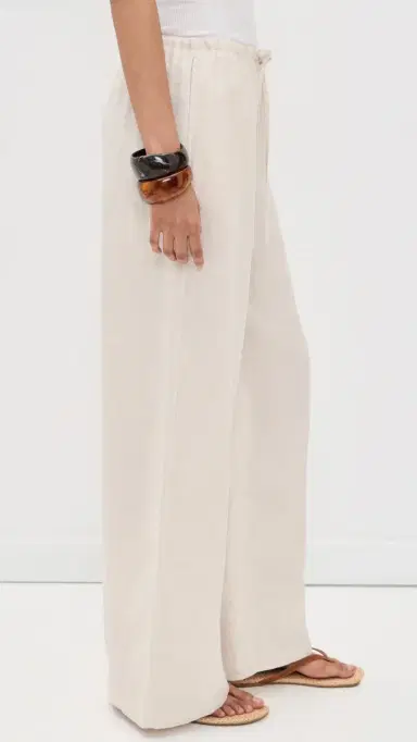 STAUD Mateo Linen Pants Natural | Thumbnail 4 STAUD Mateo Linen Pants Natural | Thumbnail 4