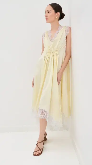 3.1 Phillip Lim V-Neck Midi Dress | Thumbnail 2 3.1 Phillip Lim V-Neck Midi Dress | Thumbnail 2